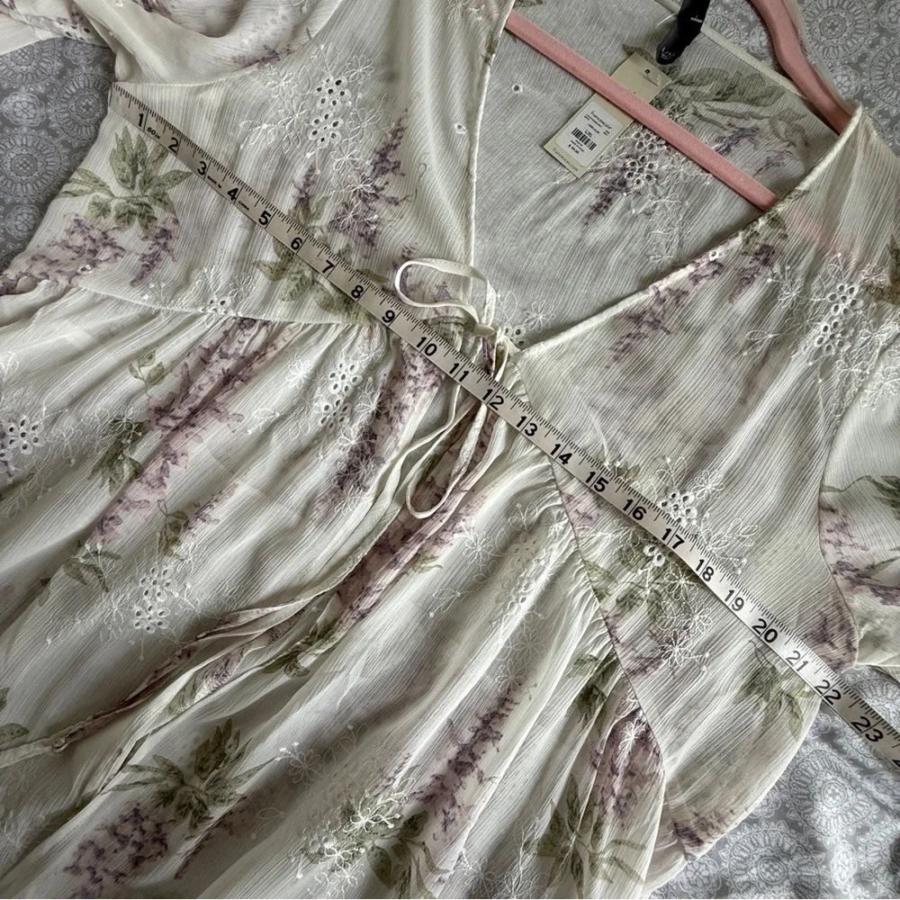 Francesca’s Embroidered Floral Kimono Size L/XL New with Tags - Picture 9 of 10